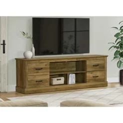 Monarch TV Stand with Storage 72" - Brown