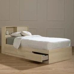 Meubles South Shore Twin Bed with 3-Drawer Storage and Headboard (39") - South Shore Best