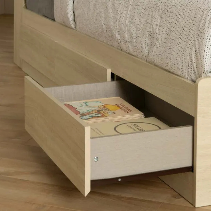 Meubles South Shore Twin Bed with 3-Drawer Storage and Headboard (39") - South Shore Best