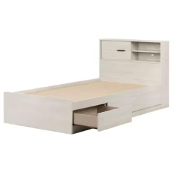 Meubles South Shore Twin Bed with 3-Drawer Storage and Headboard (39") - South Shore White
