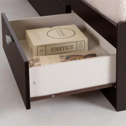 Meubles South Shore Twin Bed with 3-Drawer Storage (39'') - South Shore CHOCOLATE Online