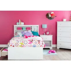 Meubles South Shore Twin Bed With 3-Drawer Storage (39