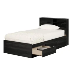 Meubles South Shore Twin Bed with 3-Drawer Storage and Headboard (39