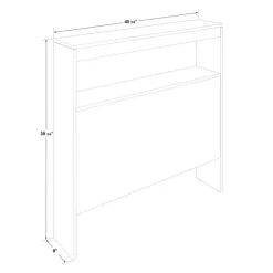 SUA-V Twin Bed with 3-Drawer Storage, Headboard and Dresser (39