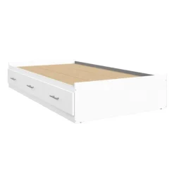 SUA-V Twin Bed with 3-Drawer Storage and Headboard (39