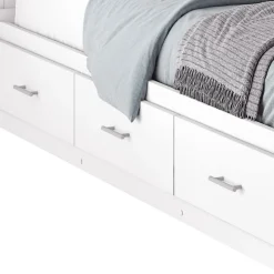 SUA-V Twin Bed with 3-Drawer Storage and Headboard (39