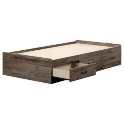 Meubles South Shore Twin Bed with 3-Drawer Storage (39