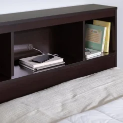 Meubles South Shore Twin Bookcase Headboard (39'') - South Shore CHOCOLATE Hot