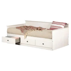 Meubles South Shore Twin Daybed with 3-Drawer Storage (39") - South Shore White Online