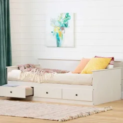 Meubles South Shore Twin Daybed with 3-Drawer Storage (39