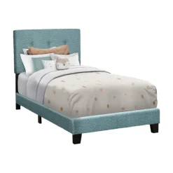 Monarch Twin Fabric Bed with Headboard (39