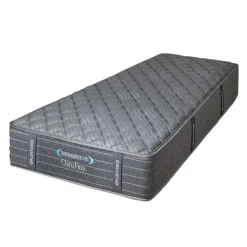Dreamstar Twin Firm Mattress with Pocket Coils - 39" Blue/Grey Sale