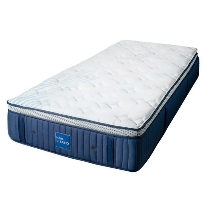 Dreamstar Twin Medium-FirmHybrid Mattress - 39" Quilted Blue/White Sale