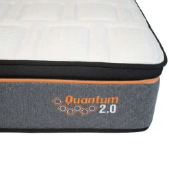 Dreamstar Twin Medium-FirmMattress-in-a-Box with Pocket Coils - 39" Orange & Grey Clearance