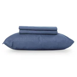 Twin Microfibre Bed Sheet Set - Blue Blue Moon Sale