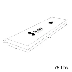 SUA-V Twin Platform Bed (39") Taupe New