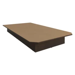 SUA-V Twin Platform Bed (39") Taupe New