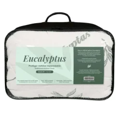 Twin Waterproof Mattress Protector - 39" WHITE/GREEN Best