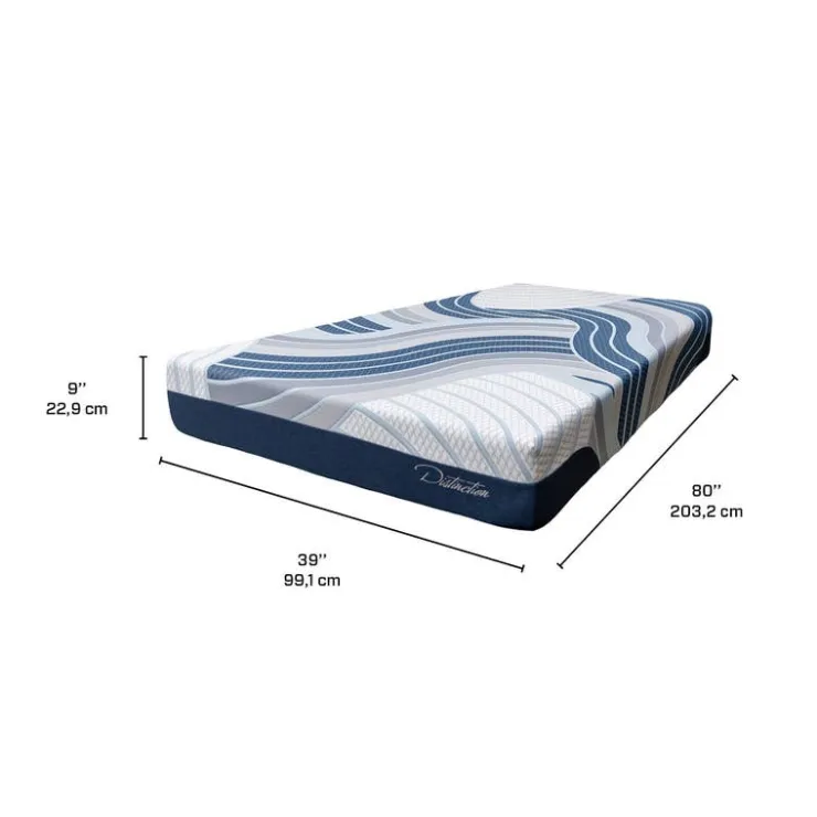 ZedBed Twin XL Medium-Firm Hybrid Mattress-in-a-Box - 39" x 80" Outlet