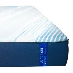 Dreamstar Twin XL Medium-Firm Memory Foam Mattress-in-a-Box - 39" x 80" Smooth Top Blue/White Clearance