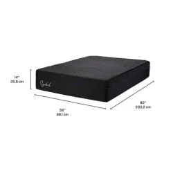 Dreamstar Twin XL Medium-Firm Memory Foam Mattress-in-a-Box - 39" x 80" BLACK Best