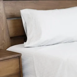 Twin XL Microfibre Bed Sheet Set - White Outlet