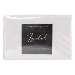 Twin XL Microfibre Bed Sheet Set - White Outlet