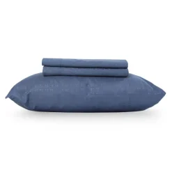 Twin XL Microfibre Bed Sheet Set - Blue Blue Moon Outlet