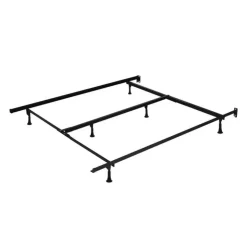 Twin/Full/Queen Metal Bed Base (39"/54"/60") BLACK Best