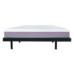Two Adjustable Beds with Two Loop Mattresses (39"x78") GREY/WHITE Discount