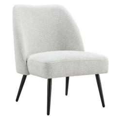 Upholstered Accent Armchair Natural Outlet