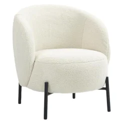 Upholstered Chair - White Sale