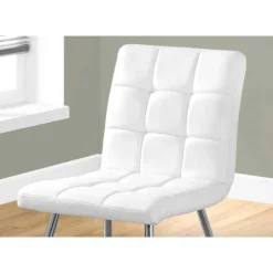Monarch Upholstered Chairs (Set of 2) - - White