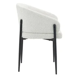 Upholstered Chairs (Set of 2) - White Ivory New