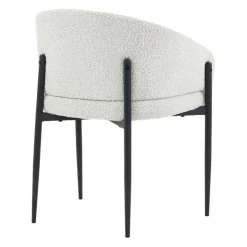 Upholstered Chairs (Set of 2) - White Ivory New