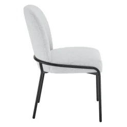 Upholstered Chairs with Tubular Metallic Accent (Set of 2) - Grey Black/Grey Discount