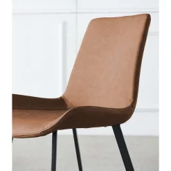 Upholstered Kitchen Chairs (Set of 2) - Cognac Sale