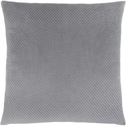 Monarch Velvet Accent Pillow 18" Silver Discount