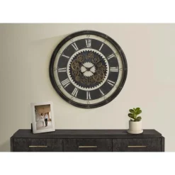 Monarch Wall Clock Brown Discount