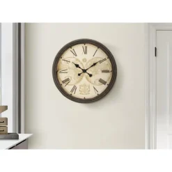 Monarch Wall Clock Brown Sale