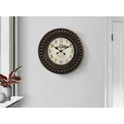 Monarch Wall Clock Brown Discount