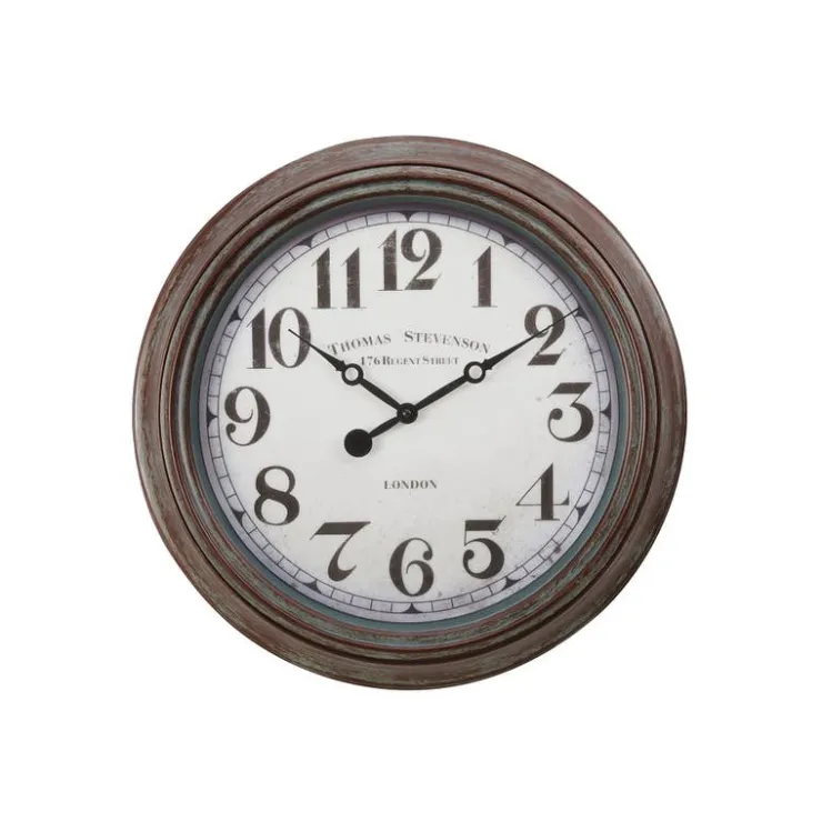 Monarch Wall Clock Brown