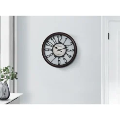 Monarch Wall Clock Brown