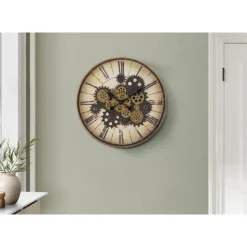Monarch Wall Clock Brown Discount