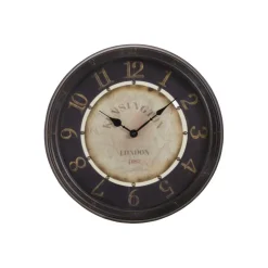 Monarch Wall Clock Brown