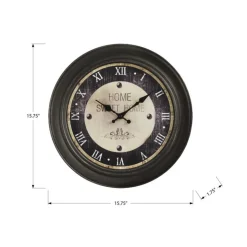 Monarch Wall Clock Brown Sale