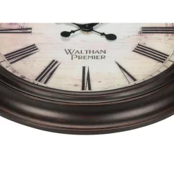 Monarch Wall Clock Brown