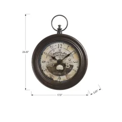 Monarch Wall Clock Brown Best