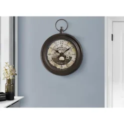 Monarch Wall Clock Brown Best