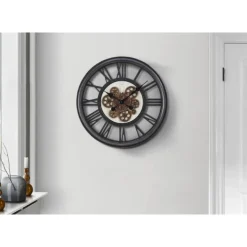Monarch Wall Clock Black Clearance